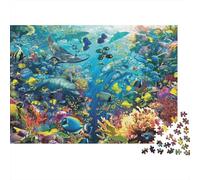 Jeux éducatifs et éducatifs sur la Vie Marine et Le Monde sous-Marin, adaptés aux Adolescents, avec Un Style Unique, 1 000 pièces (75 x 50 cm)
