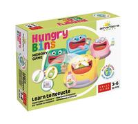 Jeux éducatifs - GEOMAG - Hungry Bins - Tri sélectif - Apprentissage des déchets - Association par couleur
