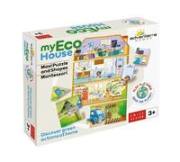 Jeux éducatifs - GEOMAG - My Eco House - Méthode Montessori - Construction maison - Sensibilisation à l'environnement