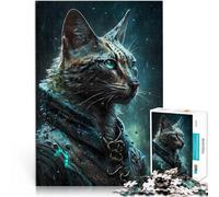 Jeux éducatifs Jouets DIY Chat de Savannah Puzzles de 1000 pièces pour Adultes 38x52cm Car C'est Un pour Toute la Famille