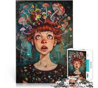 Jeux éducatifs Jouets DIY Esprit mycélien Puzzle 1000 pièces pour Adultes 38x52cm Cadeaux pour Les Amis et la Famille pour Les 14 Ans et Plus