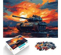 Jeux éducatifs Jouets DIY réservoir de Coucher de Soleil Puzzle 1000 pièces pour Adolescents 38x52cm Car C'est Un pour Toute la Famille pour Les 14 Ans et Plus