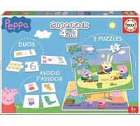 Jeux éducatifs - PEPPA PIG - SuperPack - Mixte - A partir de 3 ans - Multicolore