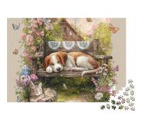 Jeux éducatifs pour Chiens adorables, adaptés aux Enfants de 14 Ans et Plus, Divertissement Familial, défis de Grande difficulté, 500 pièces (52 x 38 cm)