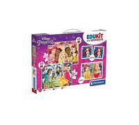 Jeux éducatifs Princesses Disney ? Puzzles et mémory ? dès 3 ans multicolore TU