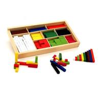 Jeux Educatifs - Viga - Blocs de maths - Apprendre à compter - 3 ans - Couleurs variées