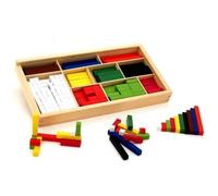 Jeux Educatifs - Viga - Blocs de maths - Apprendre à compter - 3 ans - Couleurs variées