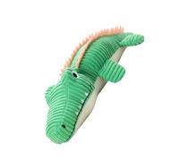 Jeux en peluche pour chiens - Crocodile élégant en crocodile, un cochon qui se bat doucement avec des courbes non irritantes favorise le temps de jeu sûr
