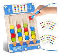Jeux Enfant Montessori 3 4 5 Ans: Labyrinthe Magnetique Jouet Educatif Garcon 3-5 Ans Jouets En Bois d'Activité Et De Développement Jeux Cadeau Activite Enfant 4 5 6 3 Ans Garcon Fille Busy Board