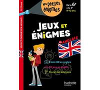 Jeux et énigmes - Anglais - De la 6e à la 5e - Cahier de vacances 2025