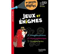 Hachette Pratique – Jeux et énigmes – Du CE2 au CM1 – Cahier de vacances 2025
