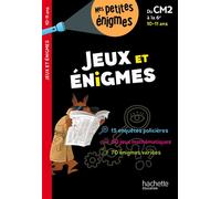 Jeux et énigmes - Du CM2 à la 6e - Cahier de vacances 2026 - Eric Berger - Hachette Education - broché - Scolaire / Universitaire