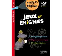 Jeux et énigmes - Du CP au CE1 - Cahier de vacances 2026 - Eric Berger - Hachette Education - broché - Scolaire / Universitaire