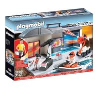 Playmobil Top Agents 5085 - Base Secrète Transportable Des Top Agents