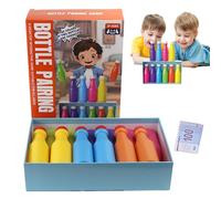 Jeux familiaux génériques, Jeu de Correspondance Couleurs avec Bouteilles - Jeu de société interactif avec Bouteilles Lumineuses pour Les activités en soirée, Les fêtes, à l'intérieur et à