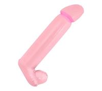 Jeux gonflables pour enterrement de vie de jeune fille - 90 cm - Articles amusants et blagues pour fête - Novelty pour adultes - Utilisable en intérieur et en extérieur - Figurine géante beige (90 x