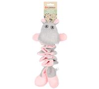 Flamingo Jouet pour Chien Filsy Hippopotame Rose 18x11x34 CM Chiots Avec Son