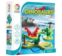 smart games - Dinosaurs Mystic Islands, Puzzle Game with 80 Challenges, 6+ Years