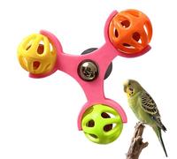 Jeux interactifs, moulin à rotation complète à 360 degrés pour enrichir - Roue pivotante colorée pour | Convient aux inséparables, perruches, canaris, perruches