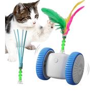 Jeux interactifs pour chats | Jouet en mouvement automatique pour camarades de jeux d'intérieur - Jouet d'exercice pour chat, jouets interactifs intelligents pour chatons pour stimuler