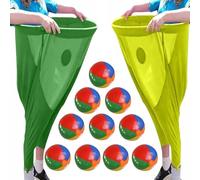 Jeux Jardin pour Grand-MèRe, Pantalons Extensibles GéAnts Amusants pour Grand-MèRe, Jeux D'ExtéRieur Avec Balles Rebondissantes, RéUnion de Famille Amusante pour Adultes en Groupe(C)