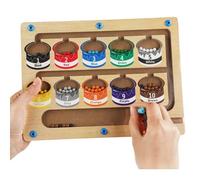 Jeux Labyrinthe Magnetique Enfant, Jeu Magnétique City Maze, Apprendre Les Couleurs, Jouet Bois,Jeux éducatifs Parcours de Motricité