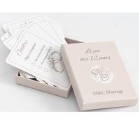 Jeux Mariage: Animez Votre Mariage avec l'incontournable Jeu des 12 Mois. Bonne Ambiance et Fous rires garantis. L'indémodable Jeu de Chasse à l'objet, Un gage par Mois aux perdants.