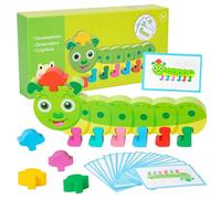 Jeux Montessori 3 4 5 6 Ans et Plus, Jouets De Apprendre Les Couleurs De Chenille, Jouets De Motricité Fine, pour Apprendre Aux Enfants à Trier Les Couleurs, pour Garçons et Filles