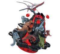 Jeux poques Jurassic World Volcan Shaky - Jeu de dinosaure table bourr d'action pour 5 ans et plus
