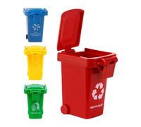Jeux Poubelle Déchets,Avec Couvercle et Roues Camion Poubelle Jouet | Seau à Déchets Portable pour Bureau Table Anniversaire Fête Salle de Classe Bureau,Anniversaire Fête Table Tout-Petits