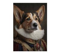 Jeux pour Adolescents 38x26cm/1000pcs Puzzles Royal Canine Portrait-3 Jeux De Puzzle Relaxants Vacances À La Maison Tuer Le Temps pour Un Anniversaire, Noël 38x26cm/1000pcs