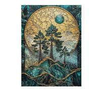 Jeux pour Adolescents 52x38cm/1000pcs Puzzles Taiga Majesty Kintsugi Art Jeux De Puzzle Relaxants Vacances À La Maison Tuer Le Temps pour Un Anniversaire, Noël 52x38cm/1000pcs
