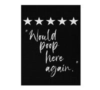 Jeux pour Adolescents 52x38cm/1000pcs Puzzles Would Poop Here Again Wh Jeux De Puzzle Relaxants Vacances À La Maison Tuer Le Temps pour Un Anniversaire, Noël 52x38cm/1000pcs