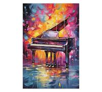 Jeux pour Adolescents 75x50cm/1000pcs Puzzles Colorful Piano Keyboard Jeux De Puzzle Relaxants Vacances À La Maison Tuer Le Temps pour Un Anniversaire, Noël 75x50cm/1000pcs