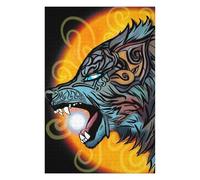 Jeux pour Adolescents 75x50cm/1000pcs Puzzles Hati The Moon Devourer Jeux De Puzzle Relaxants Vacances À La Maison Tuer Le Temps pour Un Anniversaire, Noël 75x50cm/1000pcs