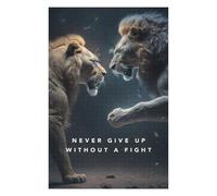 Jeux pour Adolescents 75x50cm/1000pcs Puzzles Never Give Up Jeux De Puzzle Relaxants Vacances À La Maison Tuer Le Temps pour Un Anniversaire, Noël 75x50cm/1000pcs
