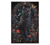 Jeux pour Adolescents 75x50cm/1000pcs Puzzles Russian Blue Jeux De Puzzle Relaxants Vacances À La Maison Tuer Le Temps pour Un Anniversaire, Noël 75x50cm/1000pcs
