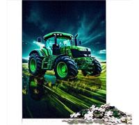 Jeux pour Adultes Puzzle Tracteur agricole 1000 pièces Puzzle en Bois pour garçons Filles Enfants Décoration d'intérieur et Cadeaux Taille (50x75 cm)