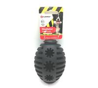 jeux pour chien Gladiator Rugby L Noir 12 cm ø 8.5 cm extra strong