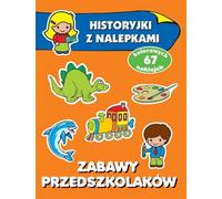 Jeux pour enfants d'âge préscolaire avec autocollants (Buch auf Polnisch)