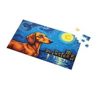 Jeux pour enfants de 8 à 12 ans Nuit étoilée avec un teckel Casse-tête Eurographics de 1 000 pièces pour tout-petits (1 000 pièces)