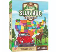 Jeux pour enfants sous licence Masterpieces Jr Ranger Jeu de cartes Slug Bug State-Cation pour enfants et famille, rire et apprendre