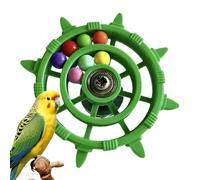 Jeux pour Perruches | Moulin à Rotatif avec Hochet - Interactifs à Mâcher pour Animaux Domestiques - pour Enrichissement et contre l'ennui pour Conuri Ara Canari