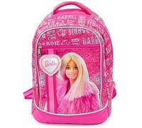 Jeux Preziosi Barbie Dos Extensible École 3 Compartiments Et Poches Interne 24