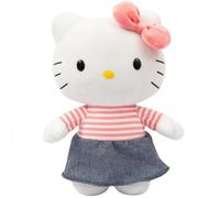 Jeux Preziosi Hello Kitty Peluche 30 CM Combinaison Rose Noeud Rouge Tricot Righ