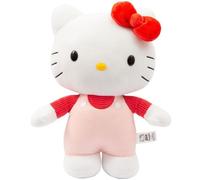 Jeux Preziosi Hello Kitty Peluche Doux 30 CM Avec Jupe en Jeans Noeud Rose