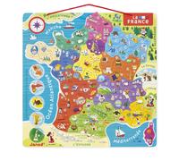 Jeux Puzzle France Magnétique 93 Pcs (Bois) - Nouvelles Régions 2016