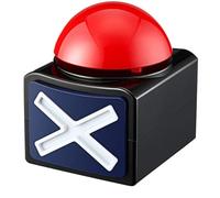 Jeux Réponse - Bouton en plastique, lumière et fonction sonore - Alarme buzzer du trivia - Pour réunions de famille, quiz, spectacles de talents, carnavals ou activités de fête de groupe amusantes