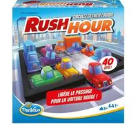 ThinkFun - Rush Hour - Jeu de logique - Casse-tête - Embouteillage - 40 défis 4 Niveaux - 1 Joueur ou Plus - dès 8 Ans - Ravensburger - 76600 - Mixte - Version française