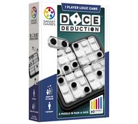 Smart Games Casse-tête Dice-Deduction – 60 défis – Compact 24 x 17 x 4,5 cm – Multicolore